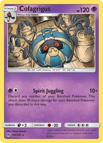 Cofagrigus SM - Lost Thunder Pokemon card