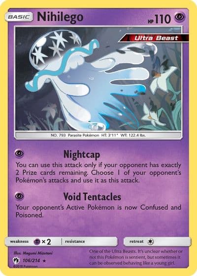 Nihilego SM - Lost Thunder Pokemon card