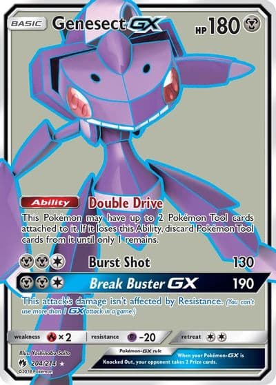Genesect GX (Full Art) SM - Lost Thunder Pokemon card