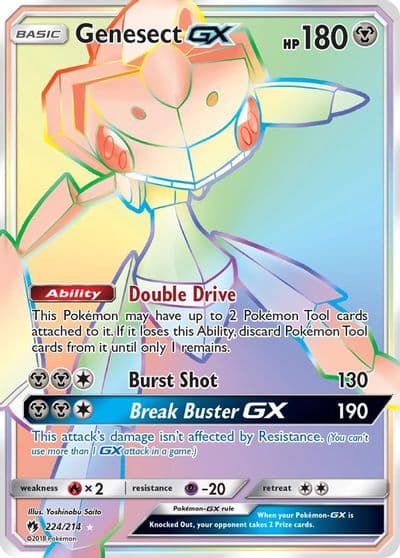 Genesect GX (Secret) SM - Lost Thunder Pokemon card