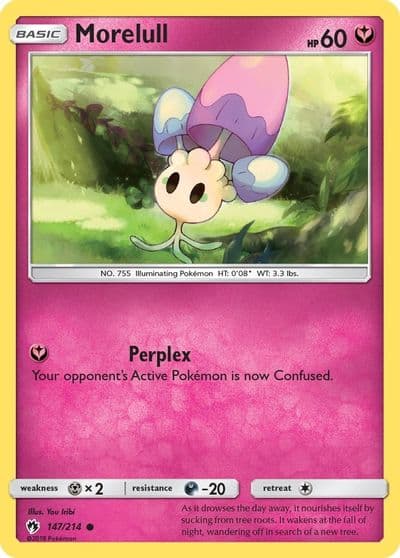 Morelull SM - Lost Thunder Pokemon card