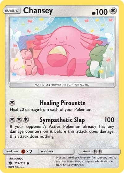 Chansey SM - Lost Thunder Pokemon card