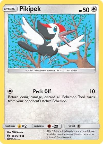Pikipek (163) SM - Lost Thunder Pokemon card