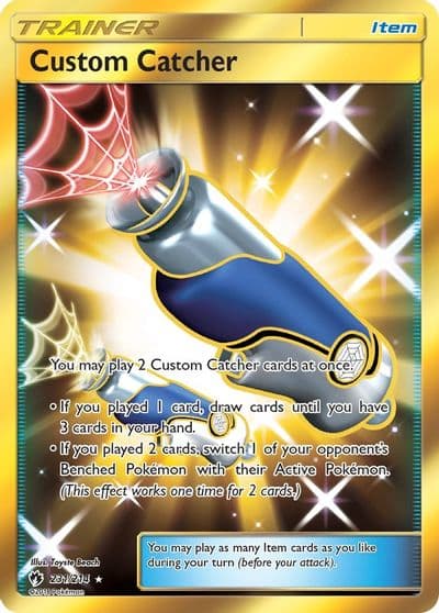 Custom Catcher (Secret) SM - Lost Thunder Pokemon card