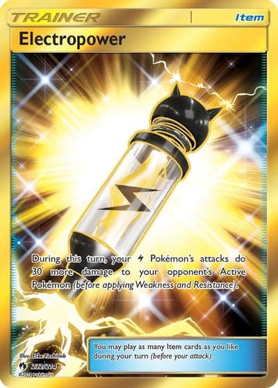 Electropower (Secret) SM - Lost Thunder Pokemon card