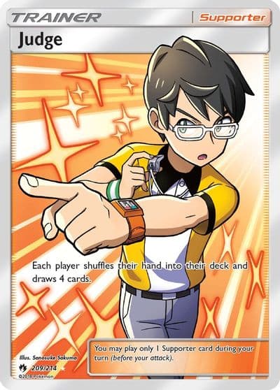 Judge (Full Art) SM - Lost Thunder Pokemon card