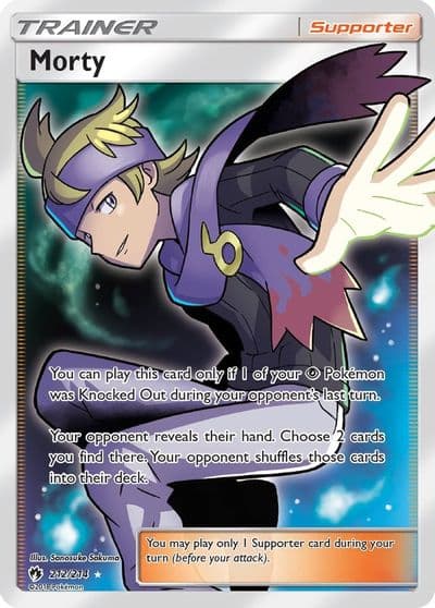Morty (Full Art) SM - Lost Thunder Pokemon card