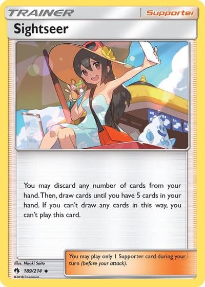 Sightseer SM - Lost Thunder Pokemon card