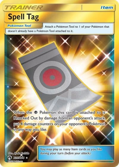 Spell Tag (Secret) SM - Lost Thunder Pokemon card