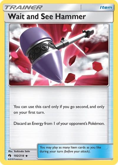 Wait and See Hammer SM - Lost Thunder Pokemon card