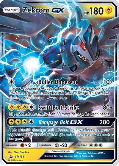 Zekrom GX - SM138 SM Promos Pokemon card