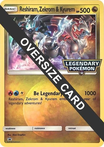 Reshiram, Zekrom & Kyurem Jumbo Cards Pokemon card