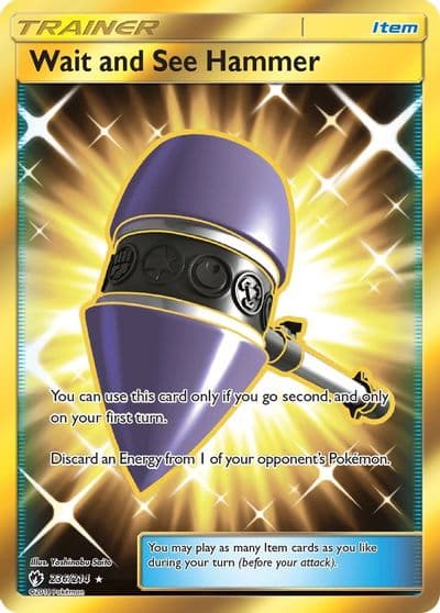 Wait and See Hammer (Secret) SM - Lost Thunder Pokemon card