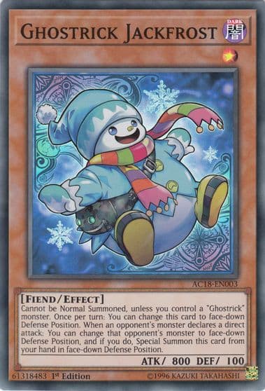 Ghostrick Jackfrost Advent Calendar 2018 Yu-Gi-Oh! card