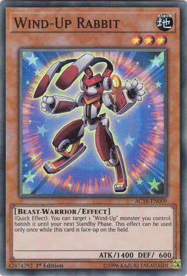 Wind Up Rabbit Advent Calendar 2018 Yu-Gi-Oh! card