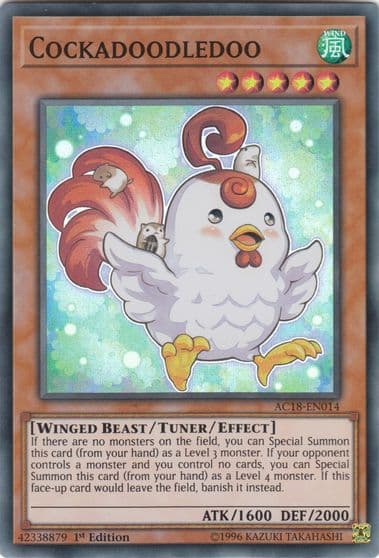 Cockadoodledoo Advent Calendar 2018 Yu-Gi-Oh! card