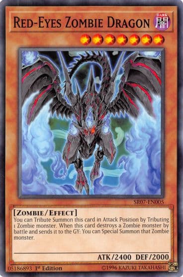 Red Eyes Zombie Dragon Structure Deck: Zombie Horde Yu-Gi-Oh! card