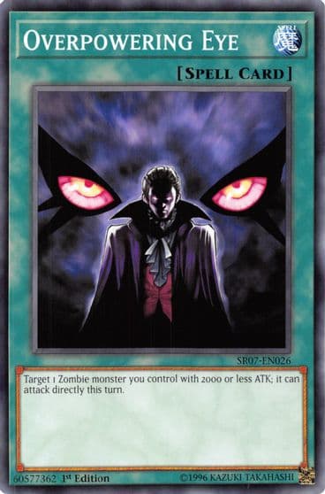 Overpowering Eye Structure Deck: Zombie Horde Yu-Gi-Oh! card