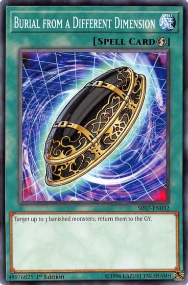Burial from a Different Dimension Structure Deck: Zombie Horde Yu-Gi-Oh! card