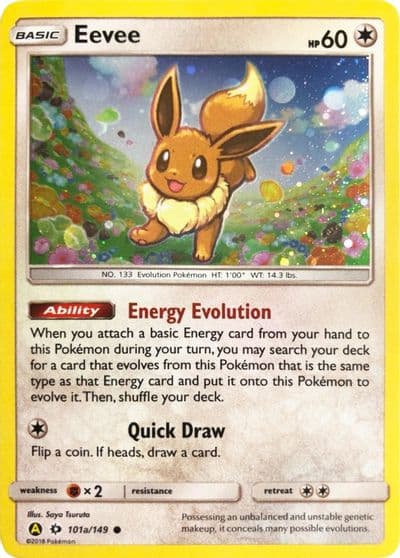 Eevee - 101a/149 Alternate Art Promos Pokemon card