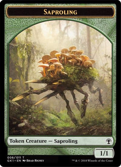 Saproling Voja Double Sided Token Guilds of Ravnica: Guild Kits Magic card