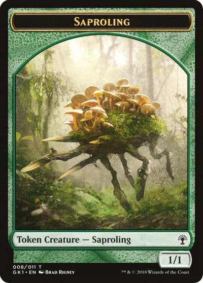 Saproling Wurm Double Sided Token Guilds of Ravnica: Guild Kits Magic card