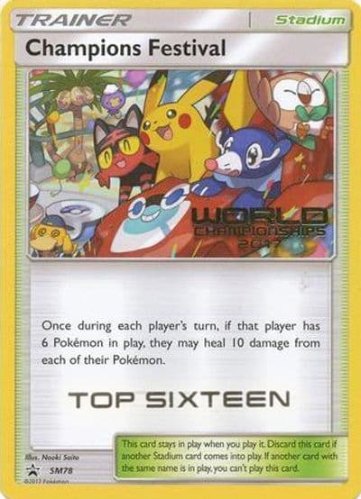 Champions Festival - SM78 (World Championships 2017) SM Promos Pokemon card
