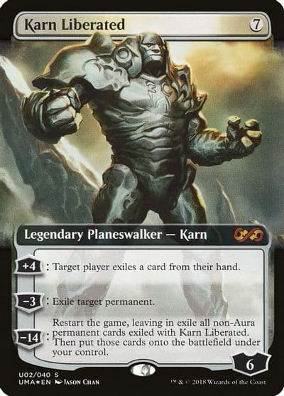 Karn Liberated Ultimate Masters: Box Toppers Magic card