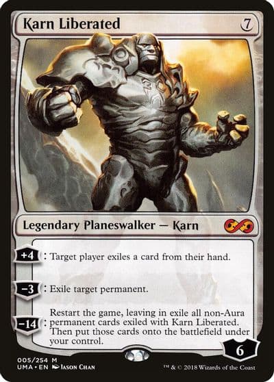 Karn Liberated Ultimate Masters Magic card