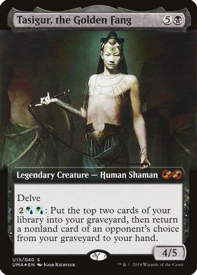 Tasigur the Golden Fang Ultimate Masters: Box Toppers Magic card