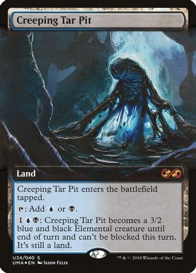 Creeping Tar Pit Ultimate Masters: Box Toppers Magic card