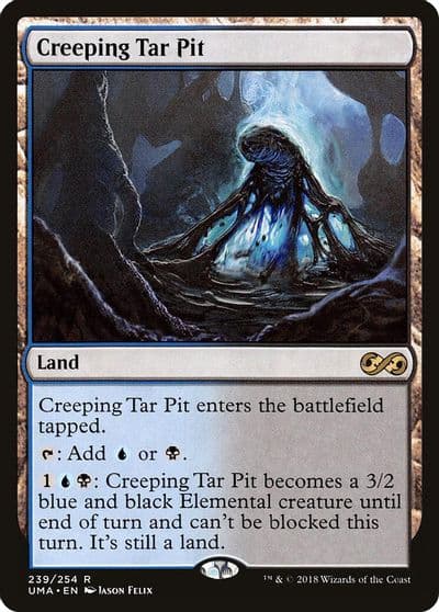 Creeping Tar Pit Ultimate Masters Magic card