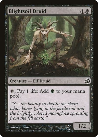 Blightsoil Druid Morningtide Magic card