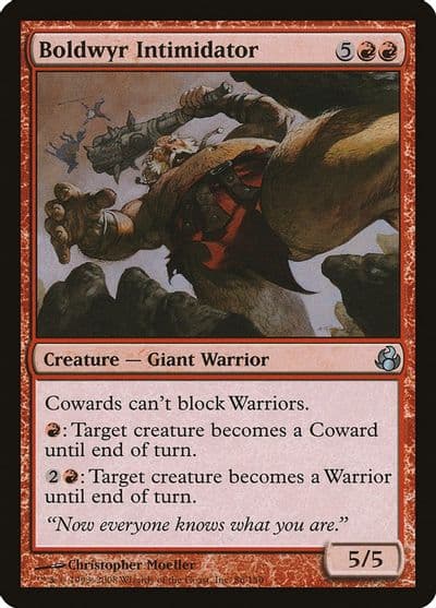Boldwyr Intimidator Morningtide Magic card
