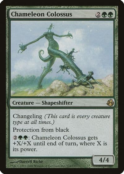 Chameleon Colossus Morningtide Magic card