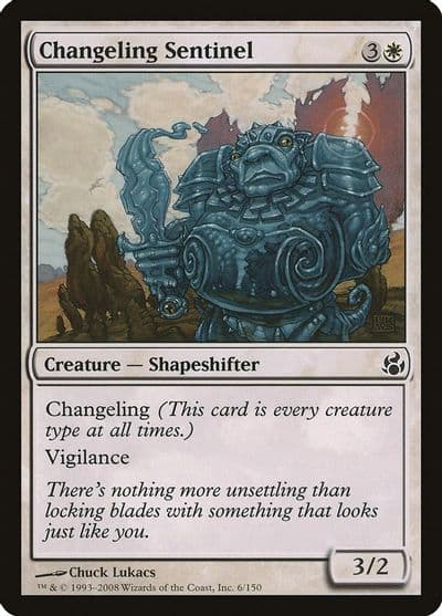 Changeling Sentinel Morningtide Magic card