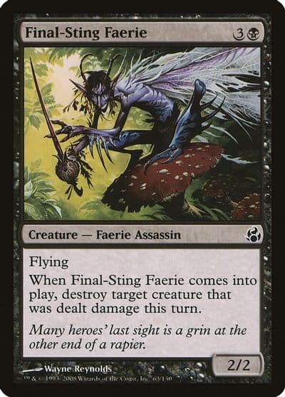 Final Sting Faerie Morningtide Magic card