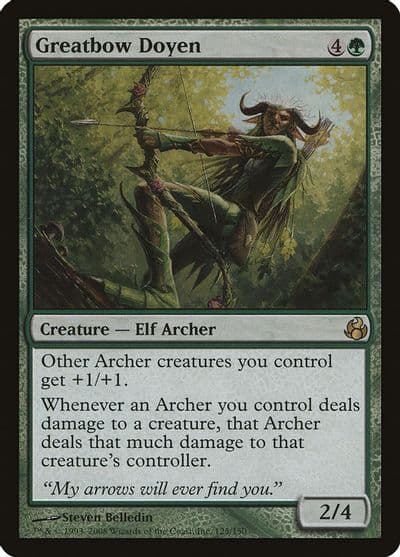Greatbow Doyen Morningtide Magic card