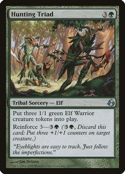 Hunting Triad Morningtide Magic card