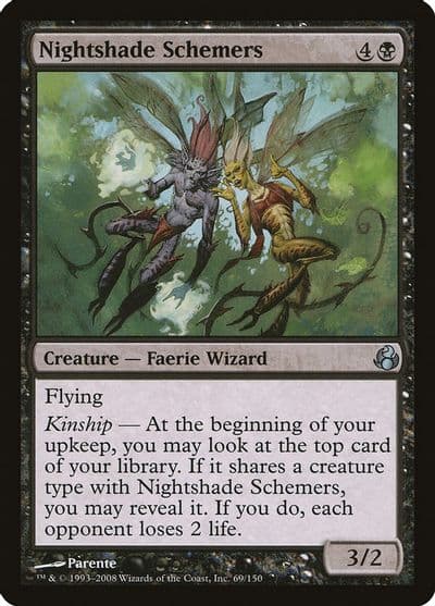 Nightshade Schemers Morningtide Magic card