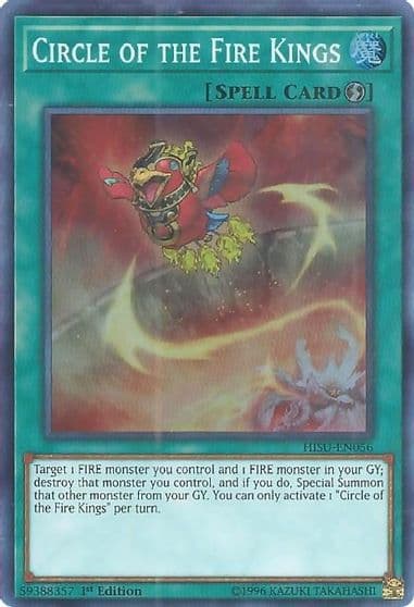 Circle of the Fire Kings Hidden Summoners Yu-Gi-Oh! card