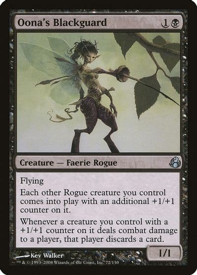 Oonas Blackguard Morningtide Magic card
