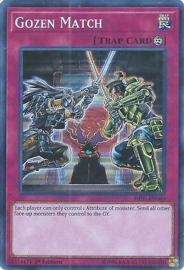 Gozen Match Hidden Summoners Yu-Gi-Oh! card