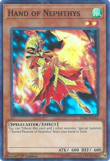 Hand of Nephthys Hidden Summoners Yu-Gi-Oh! card