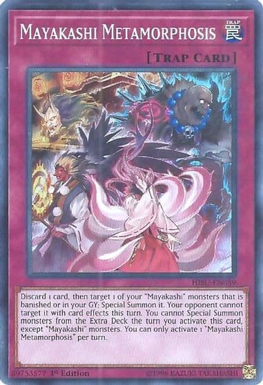 Mayakashi Metamorphosis Hidden Summoners Yu-Gi-Oh! card