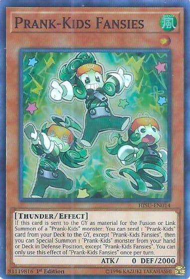 Prank Kids Fansies Hidden Summoners Yu-Gi-Oh! card