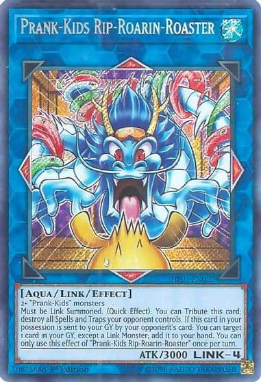 Prank Kids Rip Roarin Roaster Hidden Summoners Yu-Gi-Oh! card