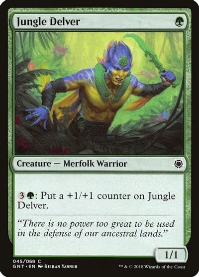 Jungle Delver Magic Game Night Magic card