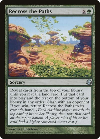 Recross the Paths Morningtide Magic card