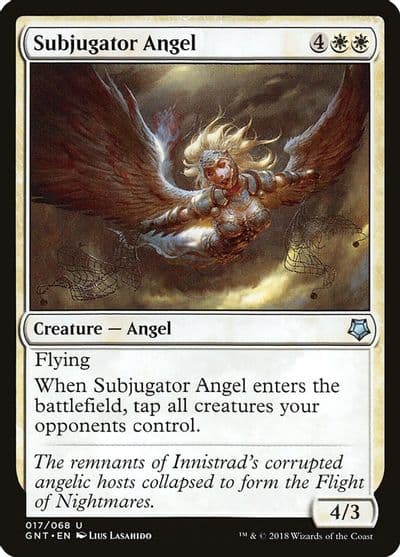 Subjugator Angel Magic Game Night Magic card